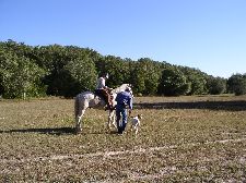 Charlie & Bobbie Collier w/Buddy.