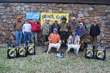Picture of the winners. Doug Hartke (L) w/ Online's Hansome Jack  R/U Ch.& Bill Anderson w/ Raf's El Lobo Ch.