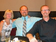 (l to r) Deb Dlobik - Eagle, WI State Director Tom Waite, WI NBHA Secretary/3rd VP Greg Blair
