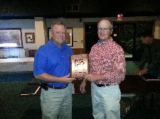 New NBHA President Marty Robinson and Tim Penn