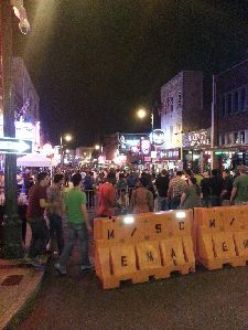 Beale St. downtown Memphis.